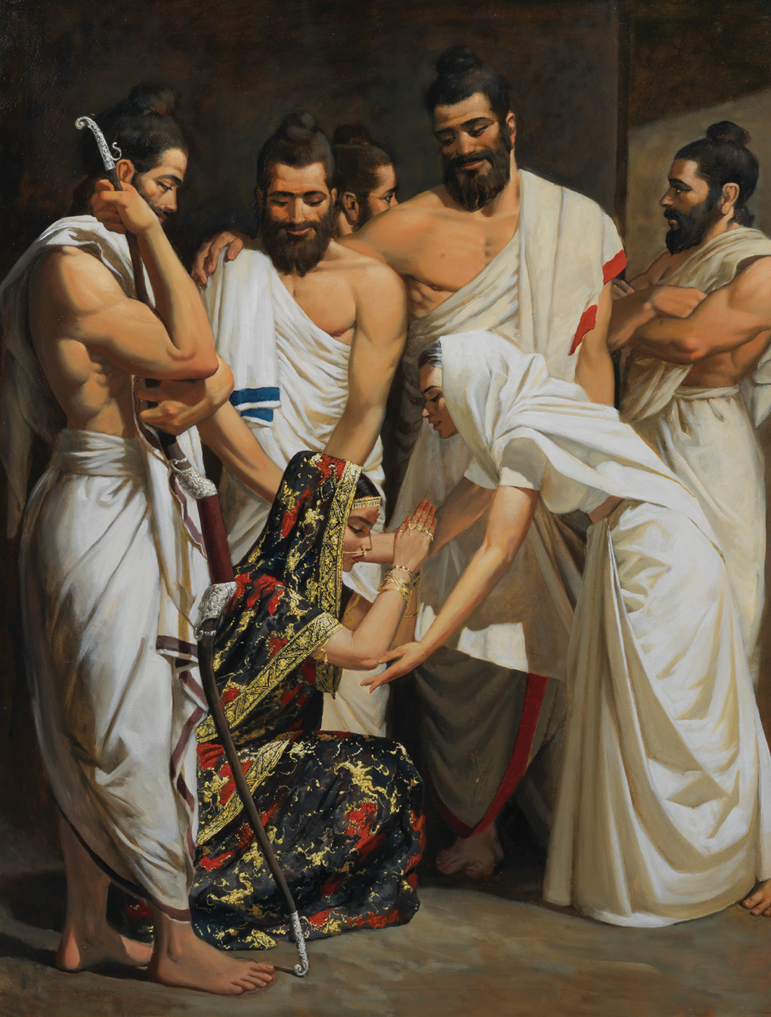 Draupadi and Kunti